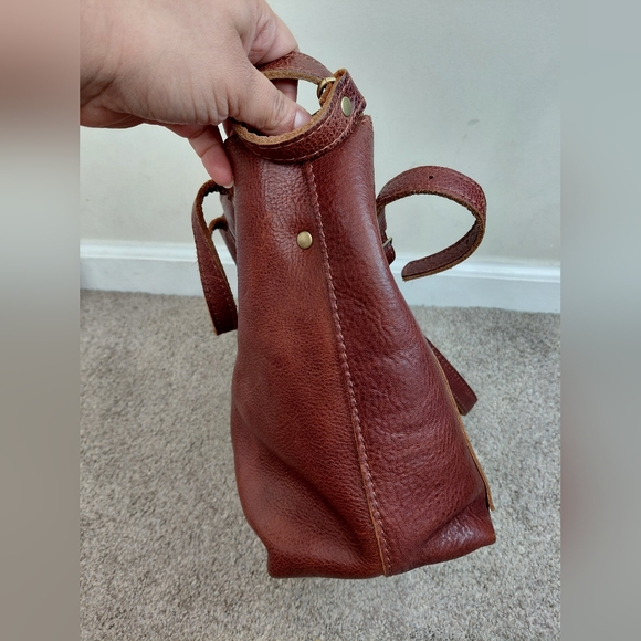 Portland Leather Goods Brown Leather Handbag - Picture 13 of 15